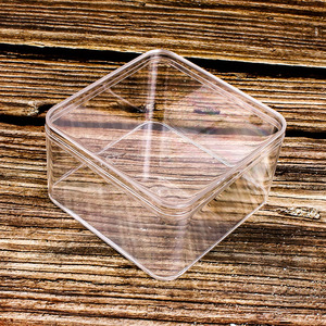 高透明方形塑料盒透明非pet食品包装盒带盖密封化妆品礼品方盒