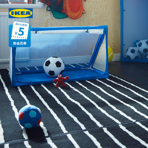 IKEA宜家SPARKA斯巴卡毛绒玩具足球迷你球幼儿儿童早教锻炼玩具