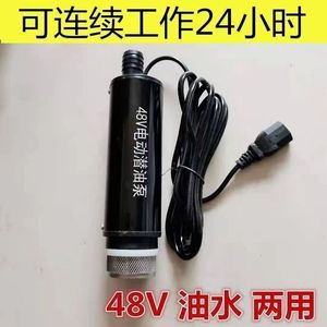 抽油泵抽水泵小型48v60v220v柴油和水两用泵抽油枪电动车专用包邮