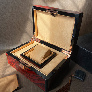 高端手表盒送礼木盒天鹅绒商务礼盒手表首饰收纳盒腕表展示盒定做