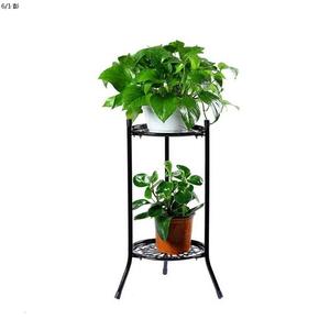 买一送一现代室内外多层花架欧式植物架绿萝绿植花架吊篮铁艺花架