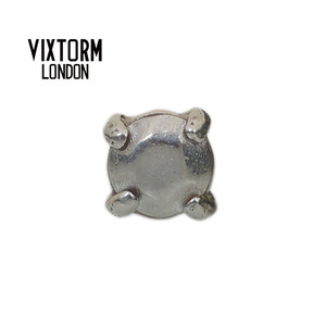 VIXTORMNeer s/s S925银 原创设计款 爪镶银钻设计 男女款耳钉