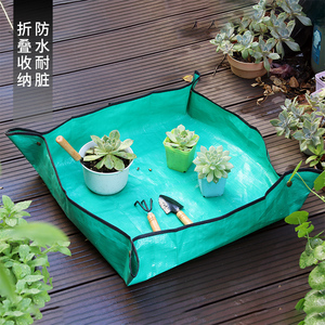 园艺加厚防水大号地垫绿植花卉换土工具 家用易清洗种植操作垫子