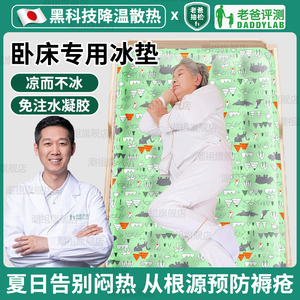日本夏季水垫防褥疮老年人冰床垫免注水凝胶防压疮冰枕头降温神器