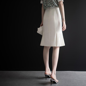 法国女装品牌春秋2024年新款夏季爆款韩版高腰显瘦包臀半身短裙子