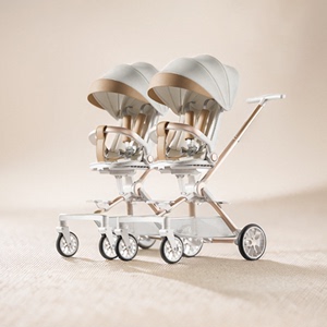 双胞胎溜娃神器婴儿车推车可坐可躺可拆分轻便折叠龙凤胎儿童推车