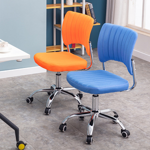 无扶手电脑椅小书桌椅子升降办公室小型转椅家用靠背舒适简约凳子