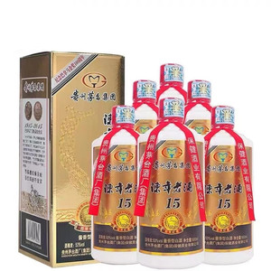 2016贵州陈年老酒15酱香型纯粮白酒53度500ml*6瓶整箱包邮