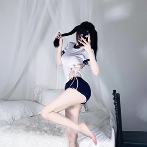 可爱软妹体操服高校运动服cosplay日系运动套装女健身服校园风