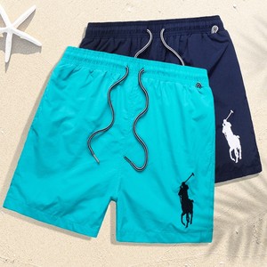 夏季男士沙滩裤polo短裤休闲大码宽松速干沙滩保罗运动裤海滩旅游