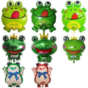 网红大眼青蛙呱呱娃飞天蛙库洛米美乐蒂新款飘空儿童装饰卡通气球