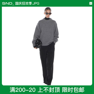 【ETHOR 设计师品牌】SND AW22 圆领休闲毛衣套衫