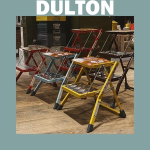 宅小生 DULTON金属梯子 工业风家用折叠梯多功能梯三层双层梯仓库