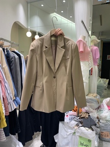 韩国东大门代购22秋季新款女百搭时尚OL职业收腰显瘦西装西服外套