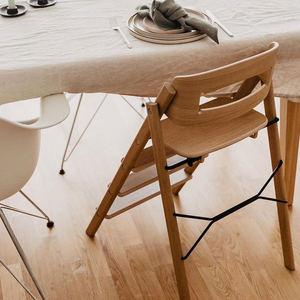AngelNaco儿童餐椅简易可折叠实木婴儿吃饭餐座椅宝宝家用成长椅