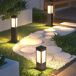 太阳能草坪灯防水户外现代庭院灯造景花园灯景观室外别墅地灯装饰