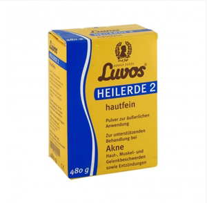 在途德国Luvos 疗愈泥粉 天然泥土清洁控油去痘去黑头 面膜粉480g
