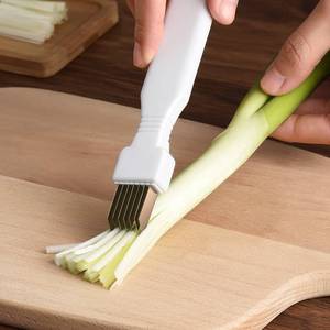 切葱丝刀切葱器工具器切蒜丝刀手柄型魔力创意切葱切丝工具切菜器