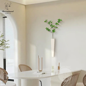 2024新款奶油风绿植餐厅装饰画客厅沙发背景墙免打孔立体砂岩挂画