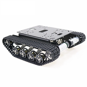 履带式减震坦克底盘 平台铝合金改装DIY arduino电动 旋转编码器