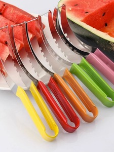 彩色水果切割切片器多功能家用水果切块挖片器夏天可备切西瓜器
