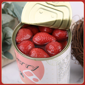 瑟文草莓罐头12罐X425g 整箱新鲜水果罐头砀山糖水草莓多省包邮