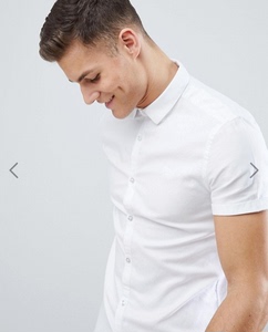 现货Superdry极度干燥男式纯棉修身短袖衬衫英国购买新款特价
