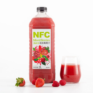 山姆日鲜沛NFC混合莓果汁2L原汁无添加花青素草莓红树莓果汁饮料