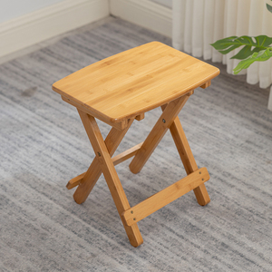简易便携折叠凳子户外实木钓鱼凳家用客厅小板凳餐桌椅子方凳坐凳