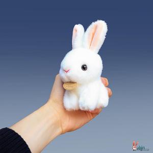 仿真迷你兔子毛绒玩具小白兔玩偶书包挂件公仔钥匙扣娃娃生日礼物