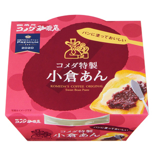 日本进口 コメダ 红豆沙有机小仓馅黄油面包酱健康营养300g