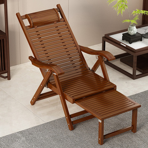 竹躺椅可折叠家用休闲椅阳台舒适老人午休大人便携户外夏季乘凉椅
