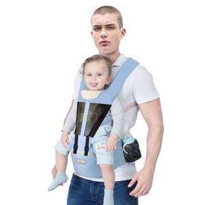 四季多功能透气双肩前抱式婴儿背带婴儿腰凳母婴用品