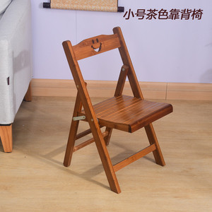 钓鱼折叠椅竹实木凳子户外便携式小椅子马扎家用儿童凳休闲靠背椅