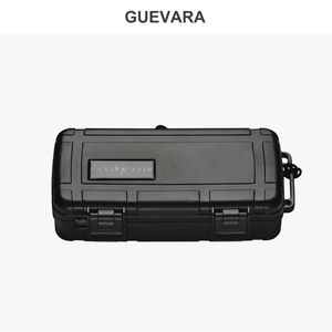GUEVARA雪茄盒 便携式旅行雪茄保湿盒耐摔防水大容量带保湿器