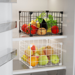 双开门冰箱收纳筐蔬菜水果鸡蛋冷藏保鲜专用冰柜里面的储存收纳盒