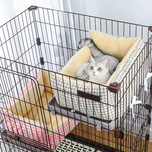 猫窝冬季保暖加厚平台垫子笼子专用可固定猫床猫笼宠物窝猫咪用品