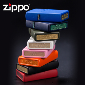 zippo官方旗舰店ZIPPO打火机正版粉红色238ZL粉色哑漆商标官方美