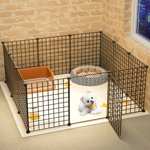 狗围栏室内家用定点上厕所小狗宠物围栏拦狗栅栏泰迪小型犬狗笼子