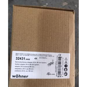 Wohner维纳尔32431母线转接器EEC 25A 60MM系统45X200 2个支承导