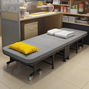 德国折叠床单人床办公室便携床陪护简易床隐形四折床午睡神器
