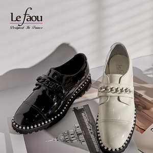Lefaou乐芙女鞋新时尚独特超轻大底，英伦风适合各种穿搭.