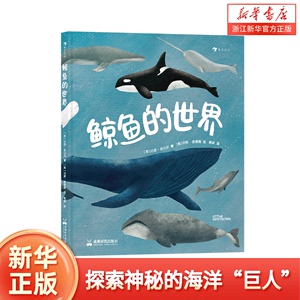 鲸鱼的世界 7-10岁 知识性与艺术性兼具的高颜值科普图册 海洋生命 儿童科普百科绘本 浪花朵朵童书