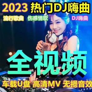 车载U盘dj高音质无损高品质汽车用2023新歌曲视音频MV音乐优盘mp4