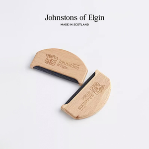 【羊绒护理】Johnstons of Elgin 羊绒羊毛衣物木制去球梳
