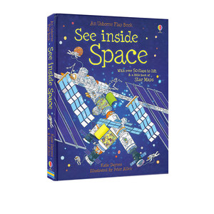 Usborne See Inside Space 看里面系列 太空揭秘 纸板翻翻书 尤斯伯恩 英文原版儿童科普认知绘本