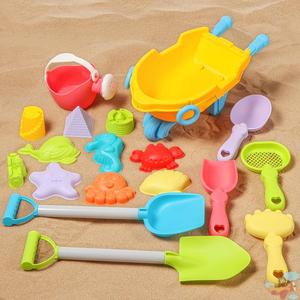 沙滩玩具玩沙子工具儿童挖沙土套装宝宝沙漏车小孩铲子桶大号海边
