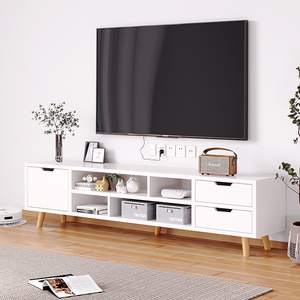 电视柜矮柜现代简约小户型客厅家用卧室落地柜实木腿简易电视机柜