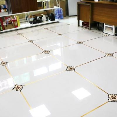 贴条温馨欧式风瓷砖造型贴纸地面粘贴客厅地板自带胶平条装饰布置