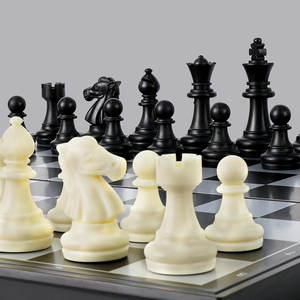国际象棋小学生儿童带磁性棋子高档便携折叠磁吸比赛专用西洋棋盘